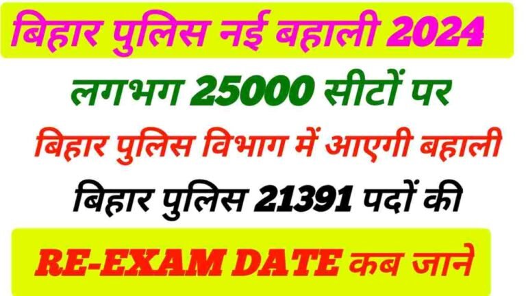 Upcoming Bihar Police New Vacancy 2024
