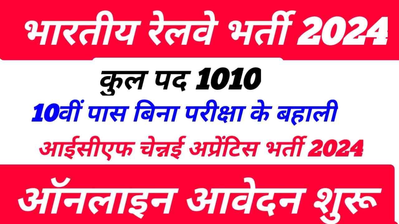 Indian Railway Apprentice 2024